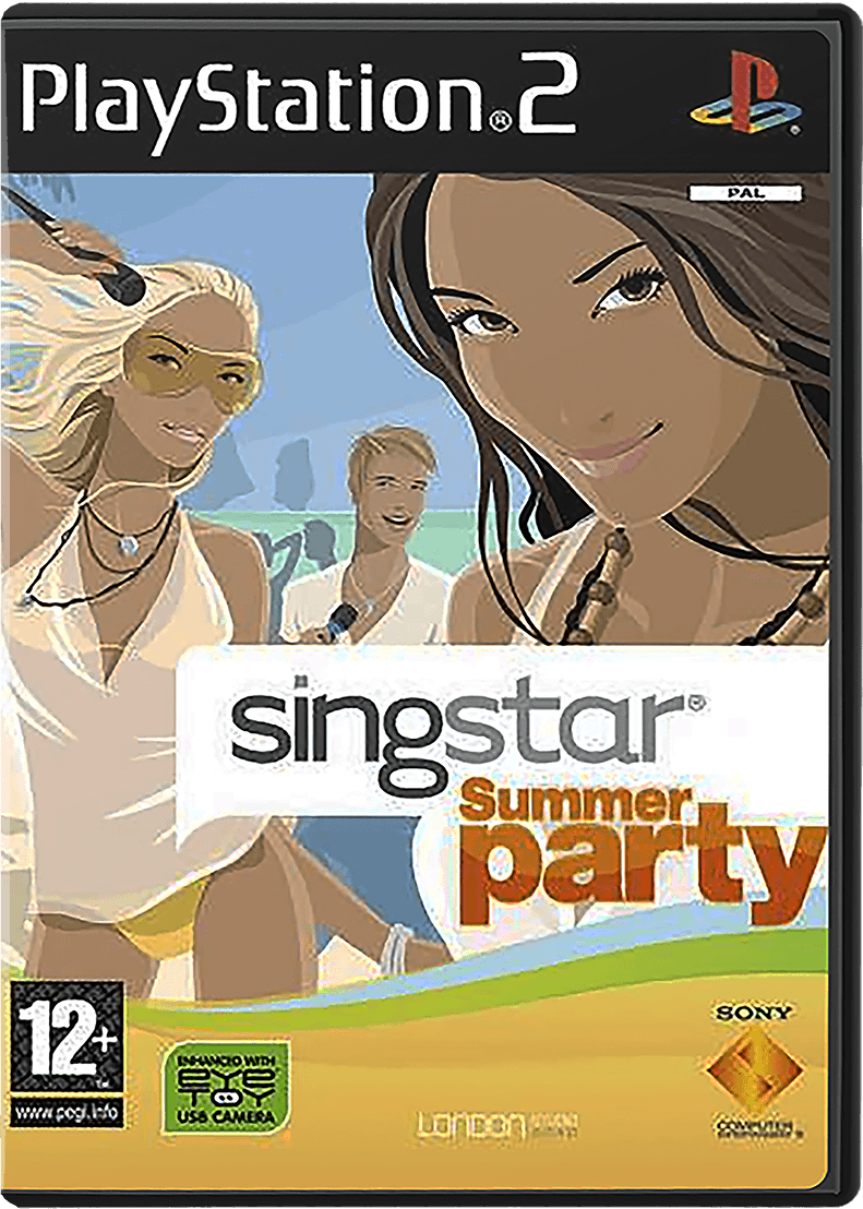 Singstar Summer Party box art for Playstation 2